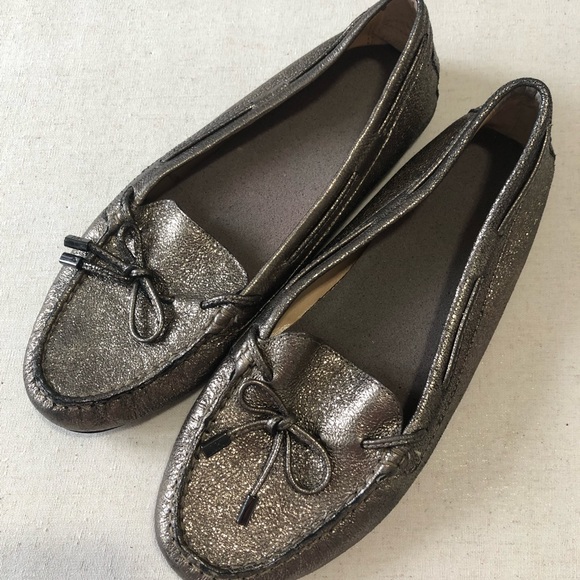 MK Michael Kors - Gunmetal Loafers - Picture 2 of 5